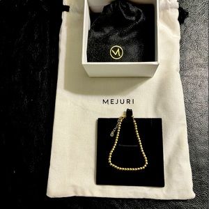 Mejuri Bold Spheres Bracelet .  Solid 14K gold.